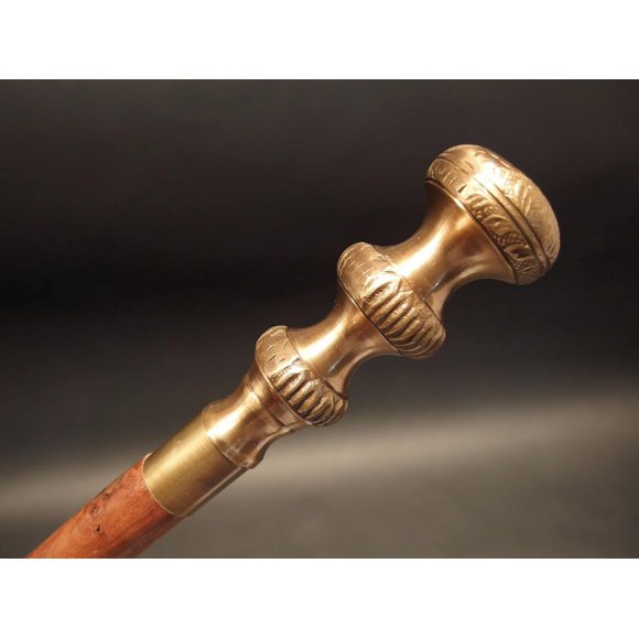 Vintage Fish Brass Handle Antique Style Victorian Cane Wooden Walking Stick Gift – buy the best products in the online store