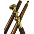 thumbnail image 1 of NAUTICALMARTUS BY Designer Knob Victorian Brass Head Handle Cane Walking Stick 3 fold Cane Beautiful Gift, 1 of 3