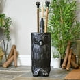 thumbnail image 1 of NAUTICALMARTUS New Stick stand Wooden Walking black Owl stick Stand Home Decor Wooden Rack for Walking Cane Stand Umbrella Stand Clubs Storage, 1 of 4