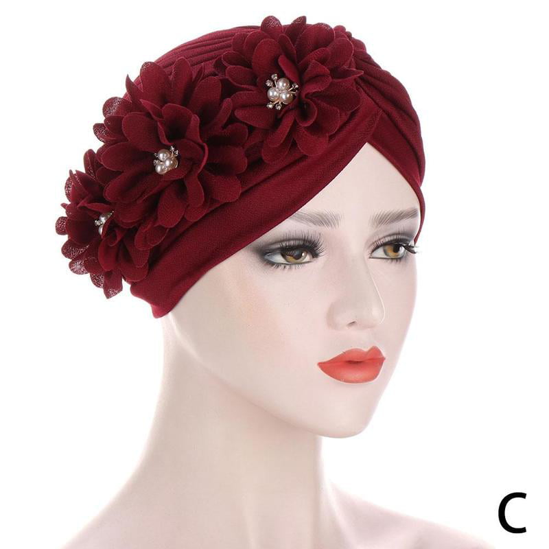 Turban Hat Fashion élégant chapeau de chimio foulard respirant pour les  femmes 
