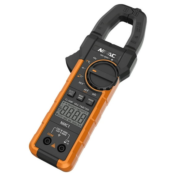 NAVAC NMC1 Digital Electrical Clamp Meter, High-Precision Smart Chip