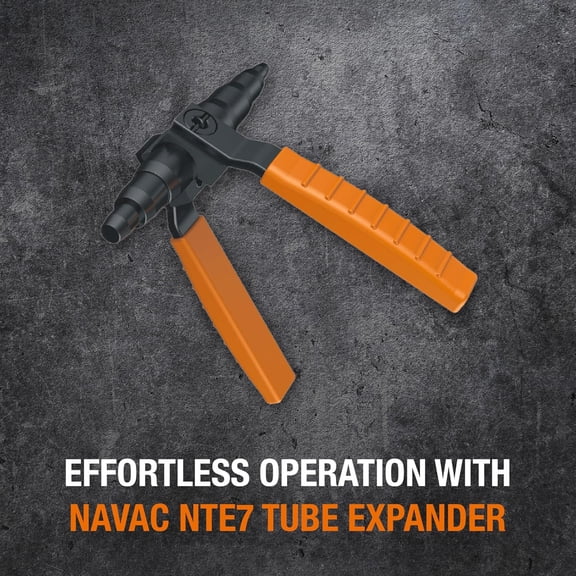NAVAC NTE7 Manual Tubing Expander | Foldable Swaging Tool | Copper Tubing 3/8", 1/2", 5/8", 3/4", 7/8" OD | 1 Year Warranty
