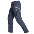 thumbnail image 1 of NAVEKULL Men's Cotton Flex Cargo Pants Lightweight Stretch Work Pants Durable Outdoor Hiking Trousers With 15 Pockets, 1 of 8