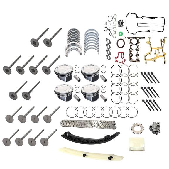NAVOROGE 1.4L Engine Rebuild - Gasket Piston Bearing Timing Chain Set For Buick Chevrolet