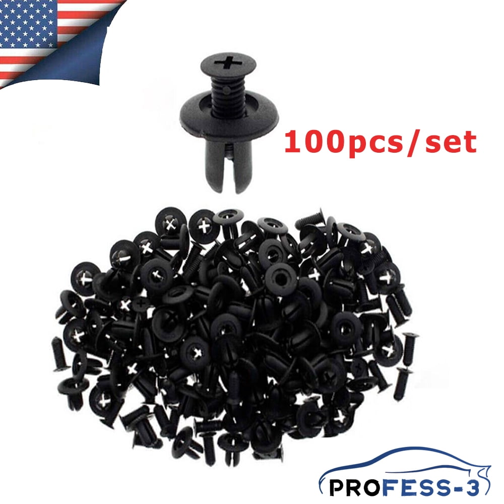 NAVOROGE 100PCS Bumper Retainer Fender Fastener Clips for Santa Fe Genesis 0G032-50037