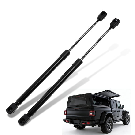 NAVOROGE 2Pcs 14 Inch 24 Lbs Truck Camper Shell Gas Shocks Struts Lift Support Gas Spring C16-06389 C1606389 Compatible with Truck Cap Window Leer Topper Camper Shell Tool Box Chest