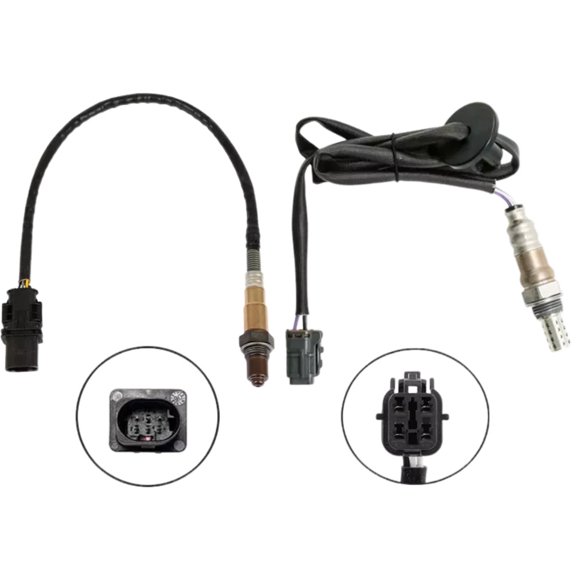 NAVOROGE 2pcs Up+Downstream O2 Oxygen Sensor For 2011 -2015 Hyundai Elantra GT 1.8L 2.0L 392102E200 392102E500