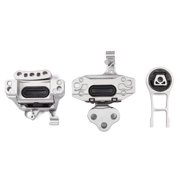 NAVOROGE 3PCS Fits Jeep Cherokee 2.4L 14-19 Complete Engine Motor &Transmission Mount Set