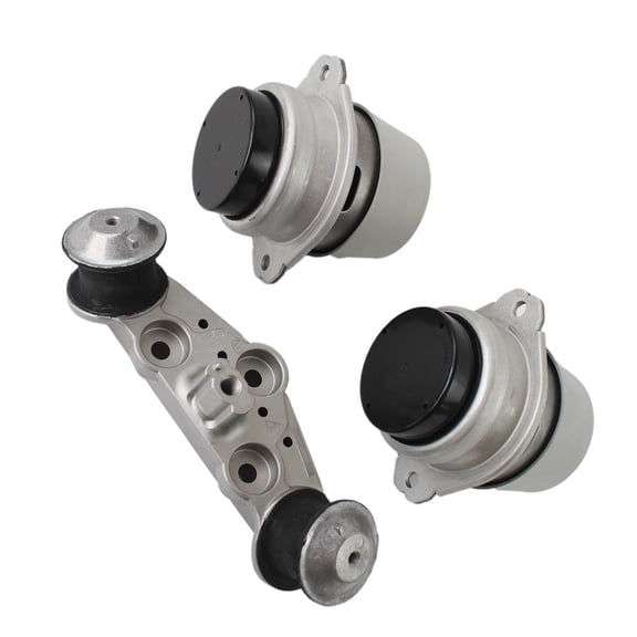 NAVOROGE 3pcs Engine Mounts For Porsche 94837506100+94837506200+97037511801
