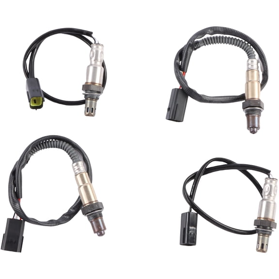 NAVOROGE 4PCS Upstream and Downstream Oxygen Sensors For 2011 2012 2013 Infiniti M56 QX56 & 2014 Q70 QX80 234-5095 234-4381