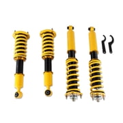 NAVOROGE 4pcs Coilover Adjustable Height Struts Suspension Springs For LEXUS IS 300 IS 200 2000-05