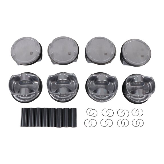 NAVOROGE 8x Pistons & Rings Set For Mercedes-Benz C63 E63 SL63 AMG W204 W211 M156 6.3 V8 1560300917