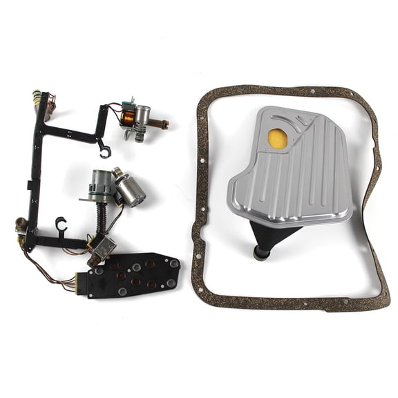NAVOROGE 9pc 4L60E and 4L65E Transmission Solenoid Kit Set W/Harness Fit for 1993-2005 GM