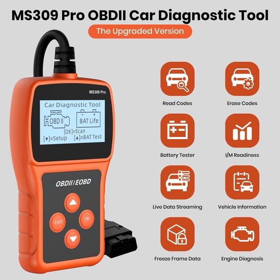 NAVOROGE Automotive OBD2 Scanner OBD Code Reader Car Diagnostic Tool Check Engine Fault Brand new