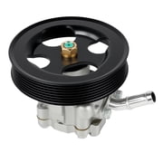 NAVOROGE Power steering pump with pulley for 2004-2011 Infiniti QX56 2004 Nissan Titan 5.6 21-5366