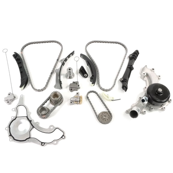 NAVOROGE Timing Chain Kit Water Pump For 2011-2016 Chrysler Dodge Jeep 3.6L Pentastar