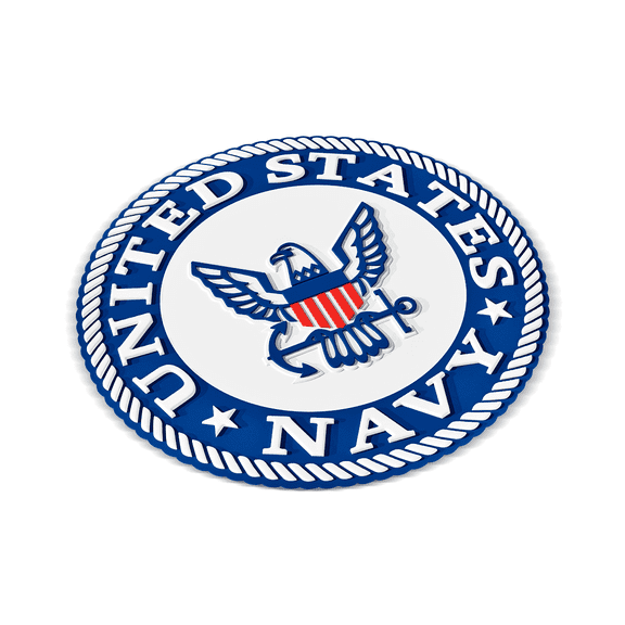 Stickmadly Navy Alternative Emblem Sticker 3 Inch