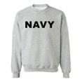 thumbnail image 1 of NAVY Crewneck Sweatshirt in Gray, 1 of 4