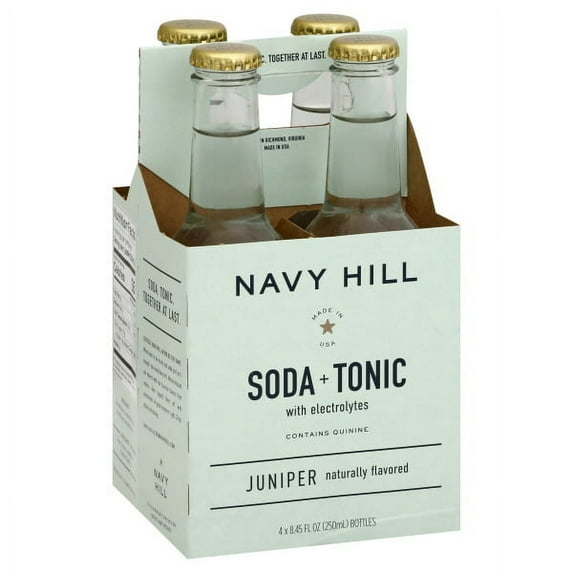 NAVY HILL - Soda Tonic Juniper 33.8FO ( Pack of 6)