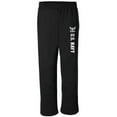 thumbnail image 1 of NAVY Open Bottom Military Style Sweat Pants with white print, 1 of 2