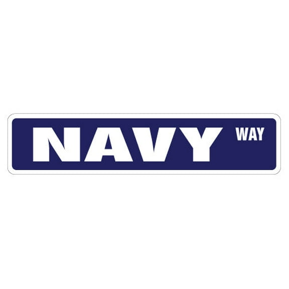 NAVY Street Sign new road us seals military | Indoor/Outdoor | 36" Wide