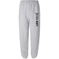 thumbnail image 1 of NAVY Sweat Pants - Military Style Sweat Pants with black print, 1 of 2