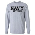 thumbnail image 1 of NAVY Veteran BLACK logo Long Sleeve T-Shirt, 1 of 3