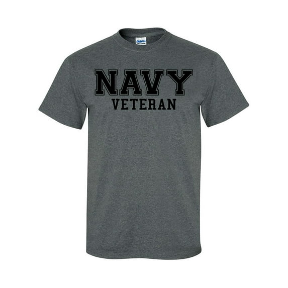 NAVY Veteran BLACK logo Short Sleeve T-Shirt