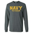 thumbnail image 1 of NAVY Veteran GOLD Logo Long Sleeve T-Shirt, 1 of 3