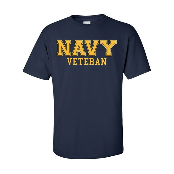 NAVY Veteran GOLD Logo Short Sleeve T-Shirt
