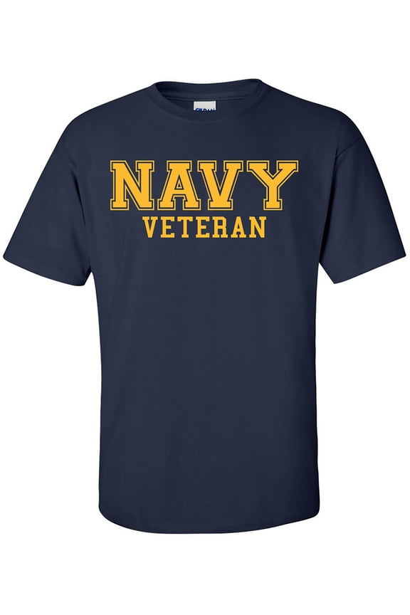 NAVY Veteran GOLD Logo Short Sleeve T-Shirt