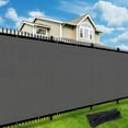 thumbnail image 1 of NAWAY 4'X36' Custom Size Privacy Screen Fence Heavy Duty Fencing Mesh Shade Net Cover for Wall Garden Yard Backyard Dark Grey (We Make Customized), 1 of 7