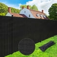 thumbnail image 1 of NAWAY 5'X28' Custom Size Privacy Screen Fence Heavy Duty Fencing Mesh Shade Net Cover for Wall Garden Yard Backyard Black (We Make Customized), 1 of 7