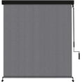 thumbnail image 1 of NAWAY Premium Outdoor Roller Shade, 8FT X 6FT Patio Roll Up Blinds with Valance, Gray, 1 of 7