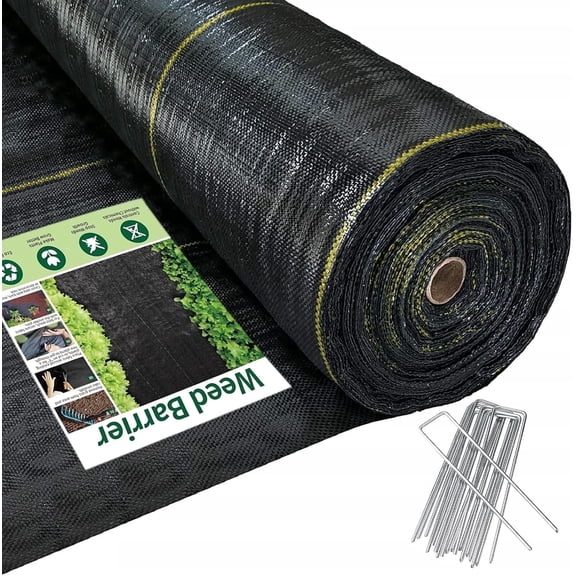 NAWAY 4FT X 100FT Weed Barrier Fabric High Permeability Landscape Fabric, Premium Garden Barrier Cloth