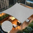 thumbnail image 1 of NAWAY Waterproof Sun Shade Sail 10'X13' Rectangular UV Resistant Rain Canopy, Curved Edges Shade Cloth for Outdoor Patio, Deck, Yard -Light Grey, 1 of 7