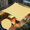 thumbnail image 1 of NAWAY Waterproof Sun Shade Sail 12'X16' Rectangular UV Resistant Rain Canopy, Curved Edges Shade Cloth for Outdoor Patio, Deck, Yard -Sand, 1 of 7