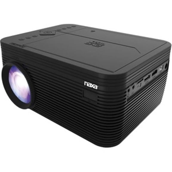NAXA LCD Projector - Black - 1280 x 720 - Front - 1080p - 20000 Hour Normal ModeHD 720