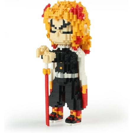 NAYIHOOP Anime Demon Slayer Rengoku Kyoujurou Building Sets Cosplay for Adults Not Compatible with Lego