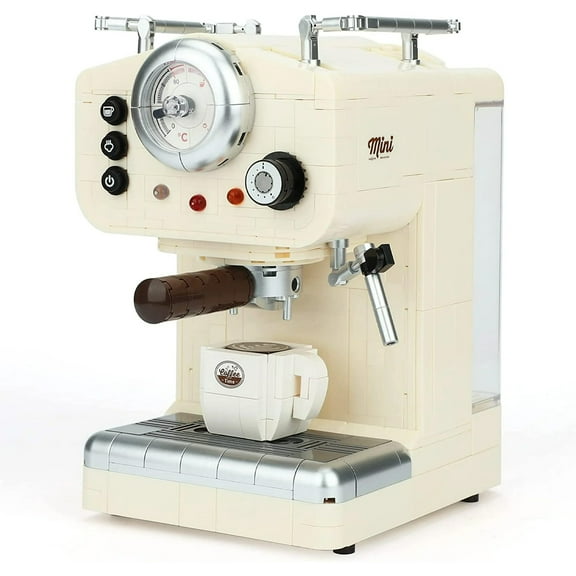 NAYIHOOP Coffee Machine Building Sets Retro Espresso Machine for Adults Girls Not Compatible with Lego
