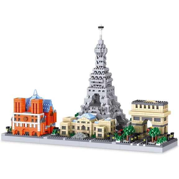 NAYIHOOP French Skyline Famous Landmark Building Sets Building Architecture for Boys Girls Not Compatible with Lego