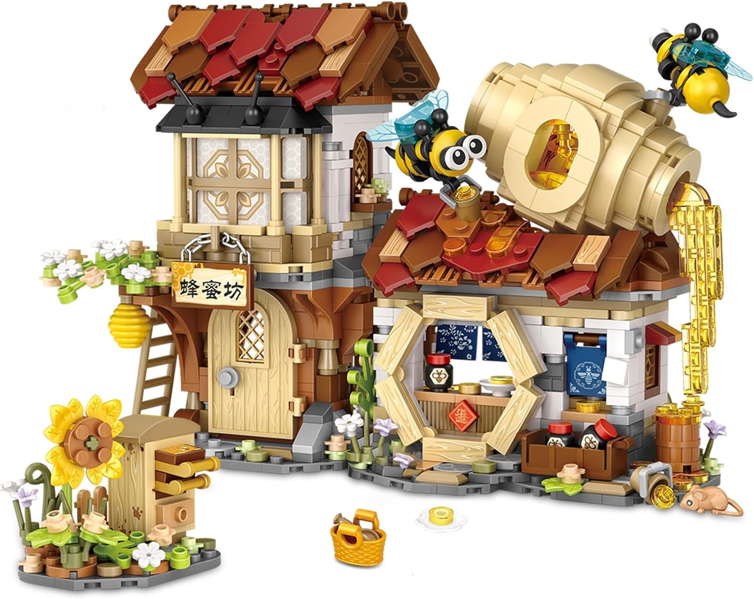NAYIHOOP Honey Workshop Building Sets for Boy Girls Not Compatible with Lego