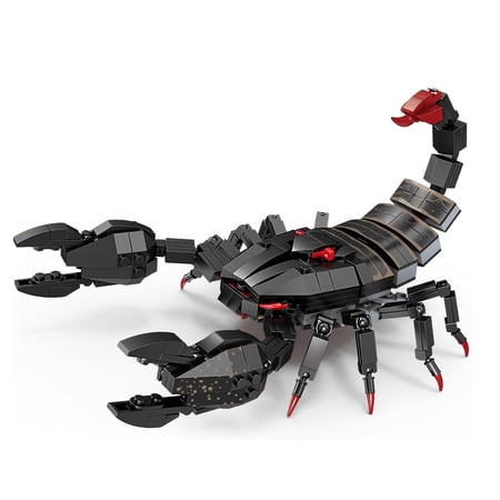 NAYIHOOP Mechanical Scorpion Building Set Insect Bugs for Adults Boys Not Compatible with Lego(Black)