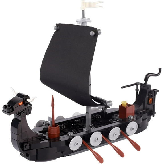 NAYIHOOP Medieval Viking Bull Pirate Ship Building Sets for Adults Compatible with Lego