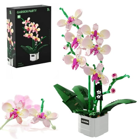 NAYIHOOP Orchid Building Set Flowers for Adults Compatible with Lego 543Pcs
