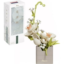 NAYIHOOP Orchid Flower Bouquet Building Sets Bonsai for Girl Not Compatible with Lego