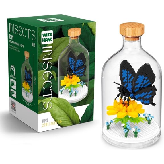 NAYIHOOP Paradise Papilio Insect Bugs Building Sets for Adults Girls Not Compatible with Lego