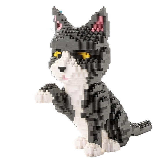 NAYIHOOP Tabby Cat Building Sets Animals for Boy Girls 14+ Not Compatible with Lego