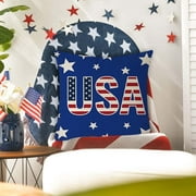 NAZISHW 1PC Star Print Independence Day Pillowcases Living Room Sofa Bedroom Decoration Pillowcases