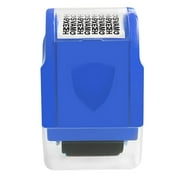 NAZISHW Blue Roller Stamp Identity Privacy ID Confidential Guard Data Preservation Roller Confidentiality Seal 3ML